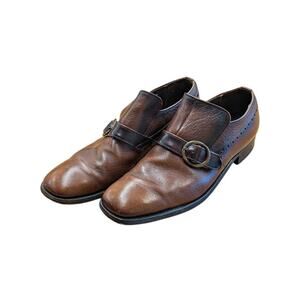 1970s Nunn Bush Brown Leather Dress Shoes